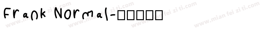 Frank Normal字体转换